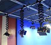 福建光泽广播电视局70平米LED演播室灯光工程+声学装修