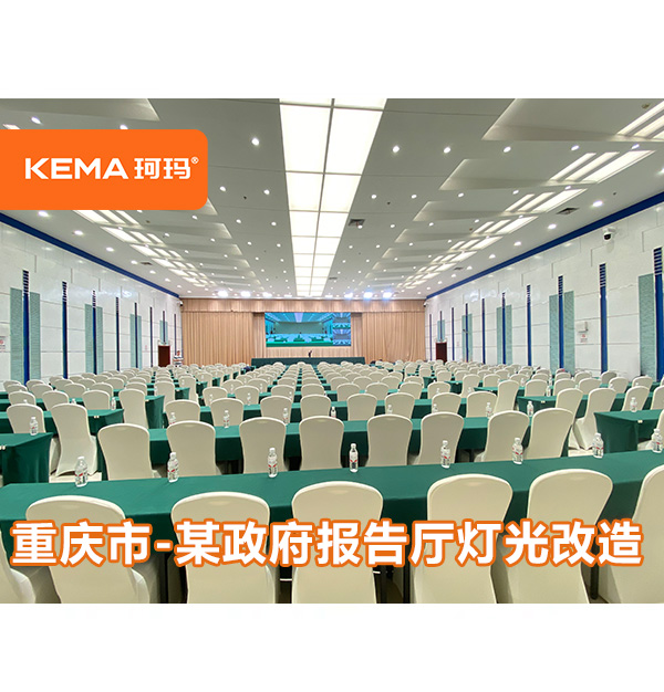 重庆市某政府视频会议室灯光改造：原有灯具老化怎么解决？